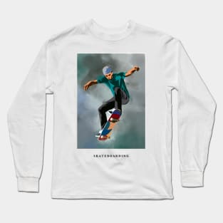 skateboarding Long Sleeve T-Shirt